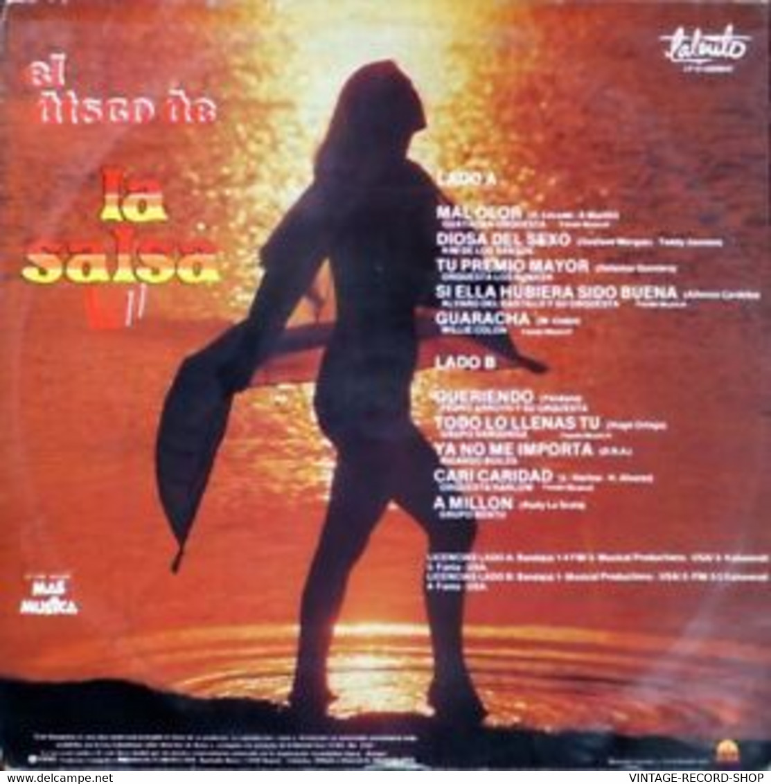 EL-DISCO-DE-LA-SALSA-VOL-11-TALENTO-1990-PRESENTE EL-DISCO-DE-LA-SALSA-VOL-11- - World Music