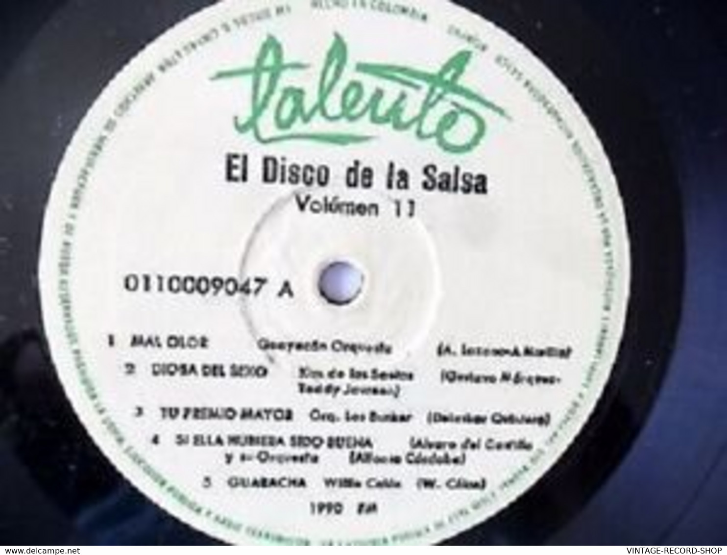 EL-DISCO-DE-LA-SALSA-VOL-11-TALENTO-1990-PRESENTE EL-DISCO-DE-LA-SALSA-VOL-11- - World Music