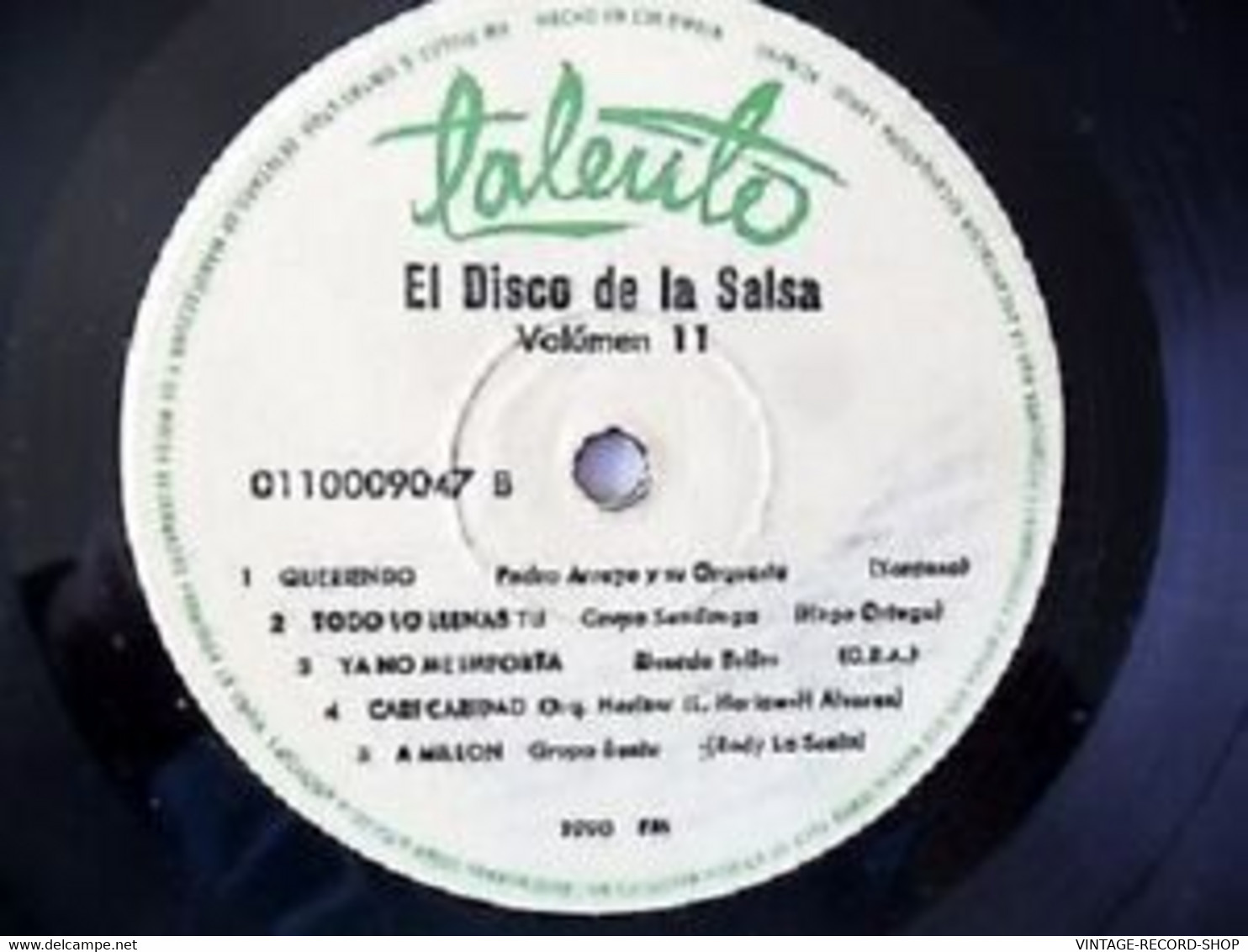 EL-DISCO-DE-LA-SALSA-VOL-11-TALENTO-1990-PRESENTE EL-DISCO-DE-LA-SALSA-VOL-11- - World Music