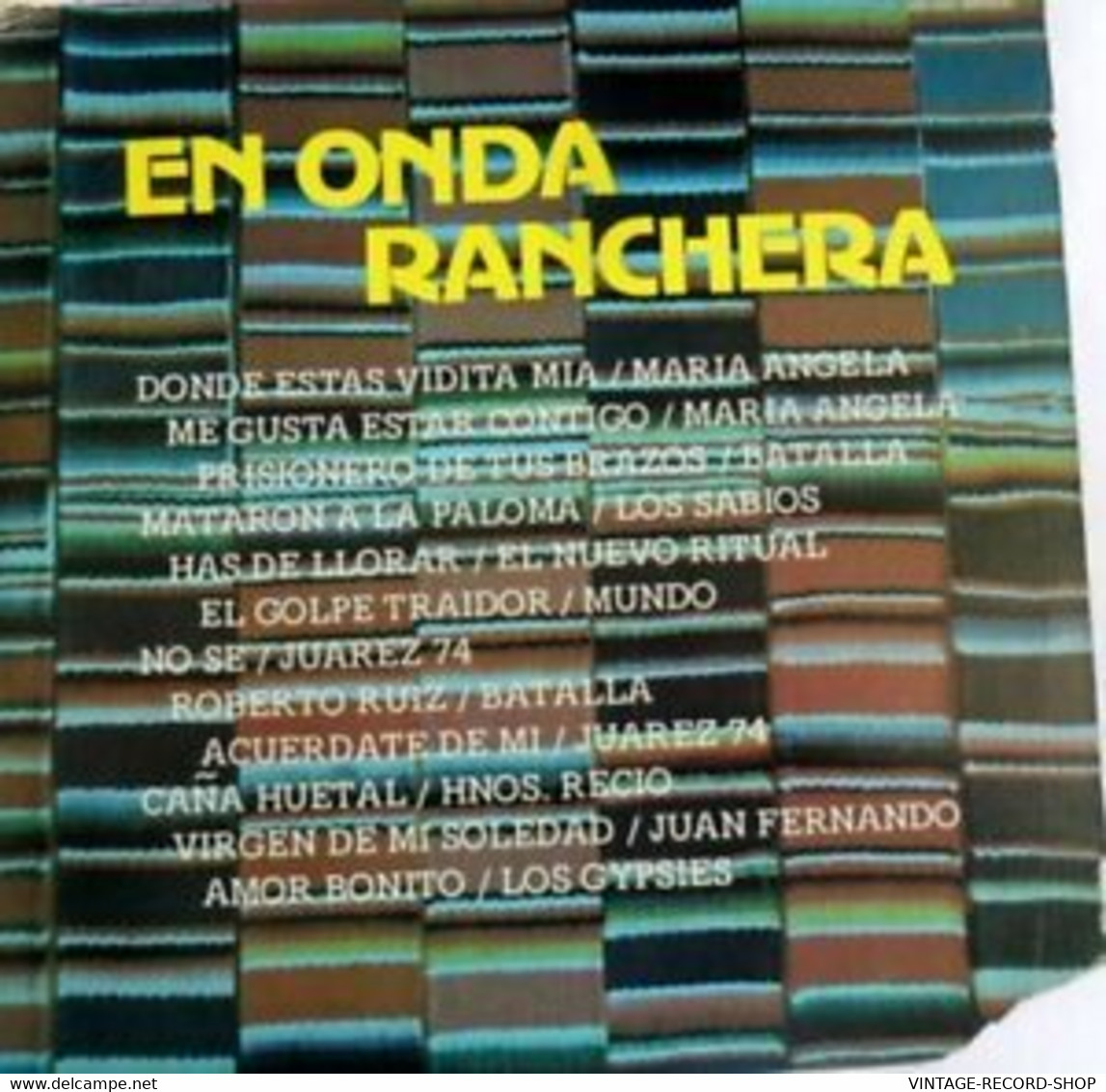 EN ONDA RANCHERA-RANCHERAS VARIOS- DISCOS SUPER SONIDO-USA - World Music