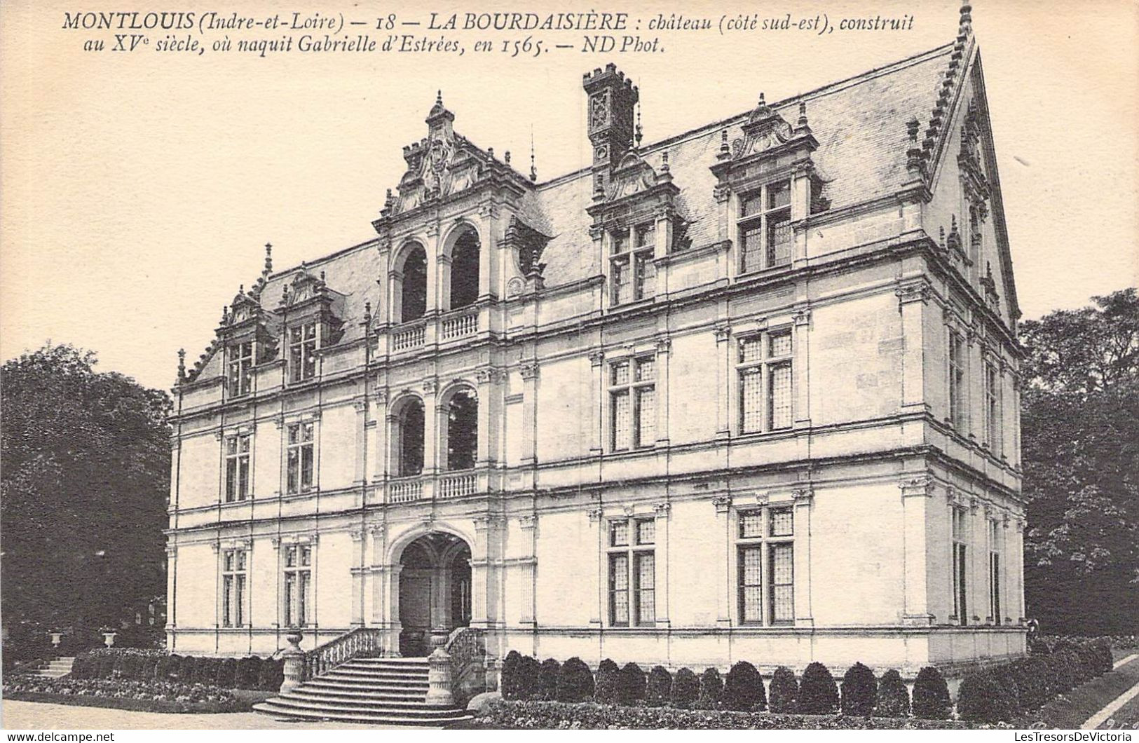 CPA France - Indre Et Loire - Montlouis - La Bourdaisière - Château Construit Au XVe Siècle - N. D. Phot. - Autres & Non Classés