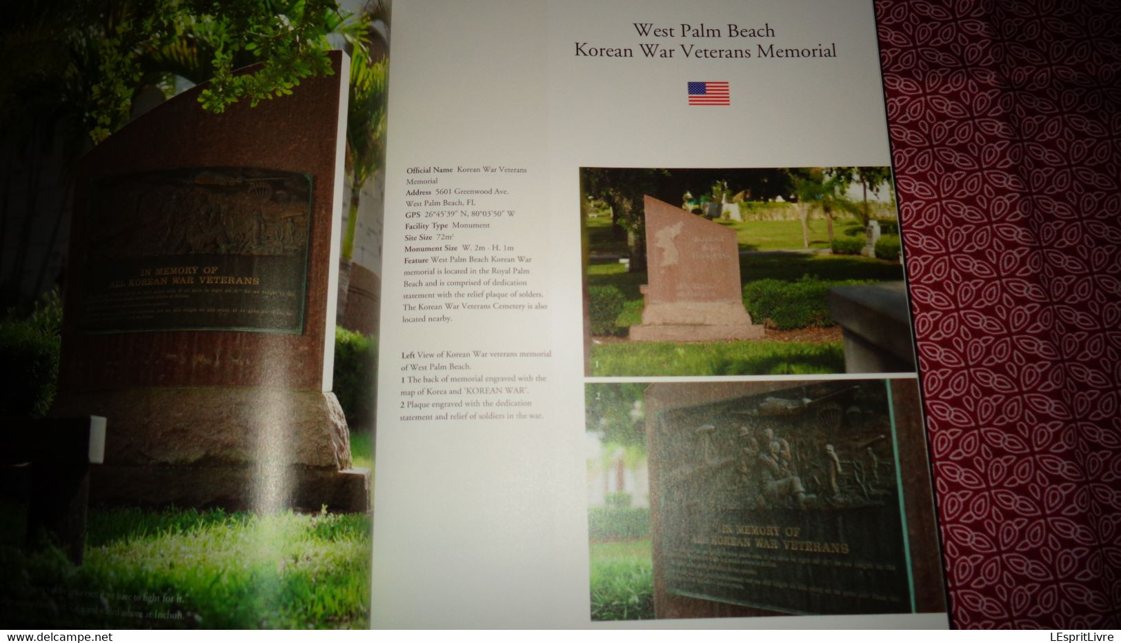 KOREAN WAR Mémorials in Pictures Word War Guerre Corée Mémorial Cimetière US Army Etats Unis France Belgique Afrique UK