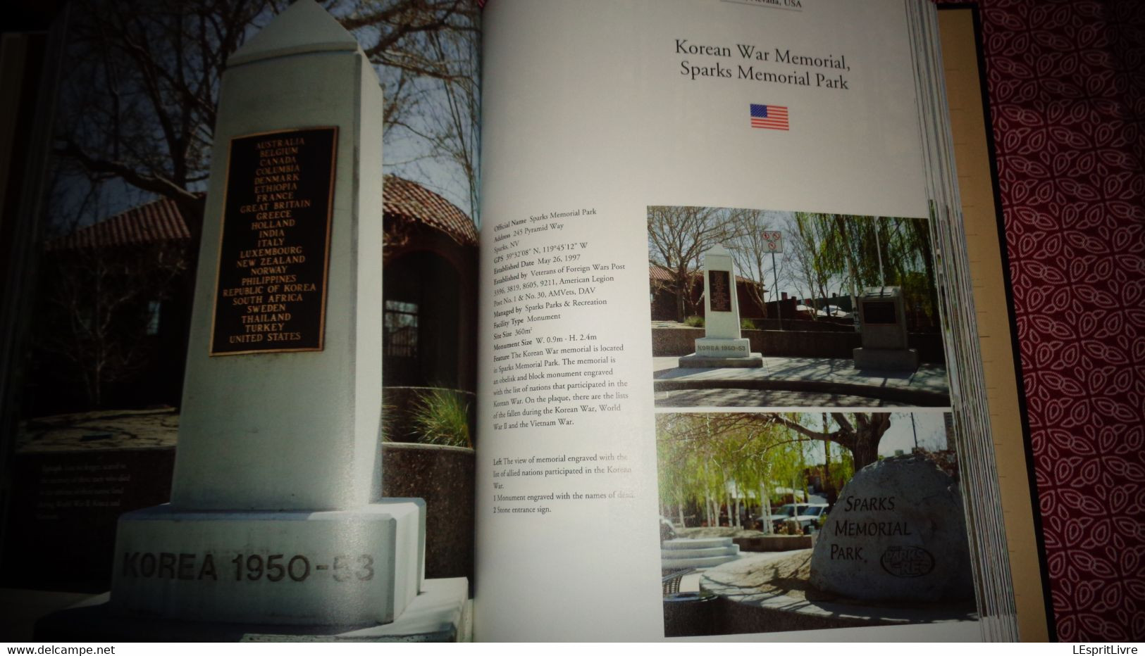 KOREAN WAR Mémorials in Pictures Word War Guerre Corée Mémorial Cimetière US Army Etats Unis France Belgique Afrique UK