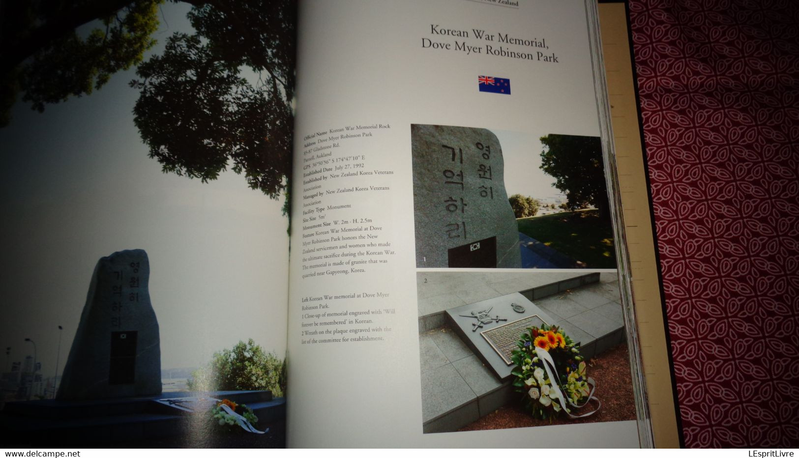 KOREAN WAR Mémorials in Pictures Word War Guerre Corée Mémorial Cimetière US Army Etats Unis France Belgique Afrique UK