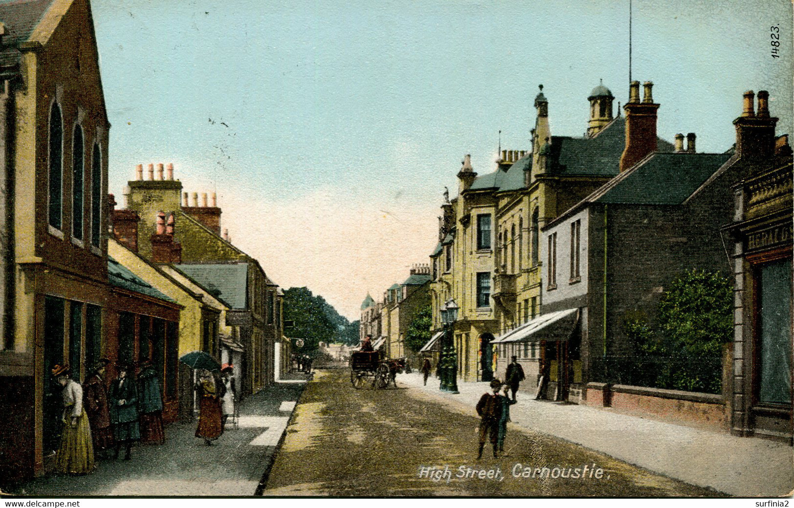 ANGUS - CARNOUSTIE - HIGH STREET 1908 - Angus