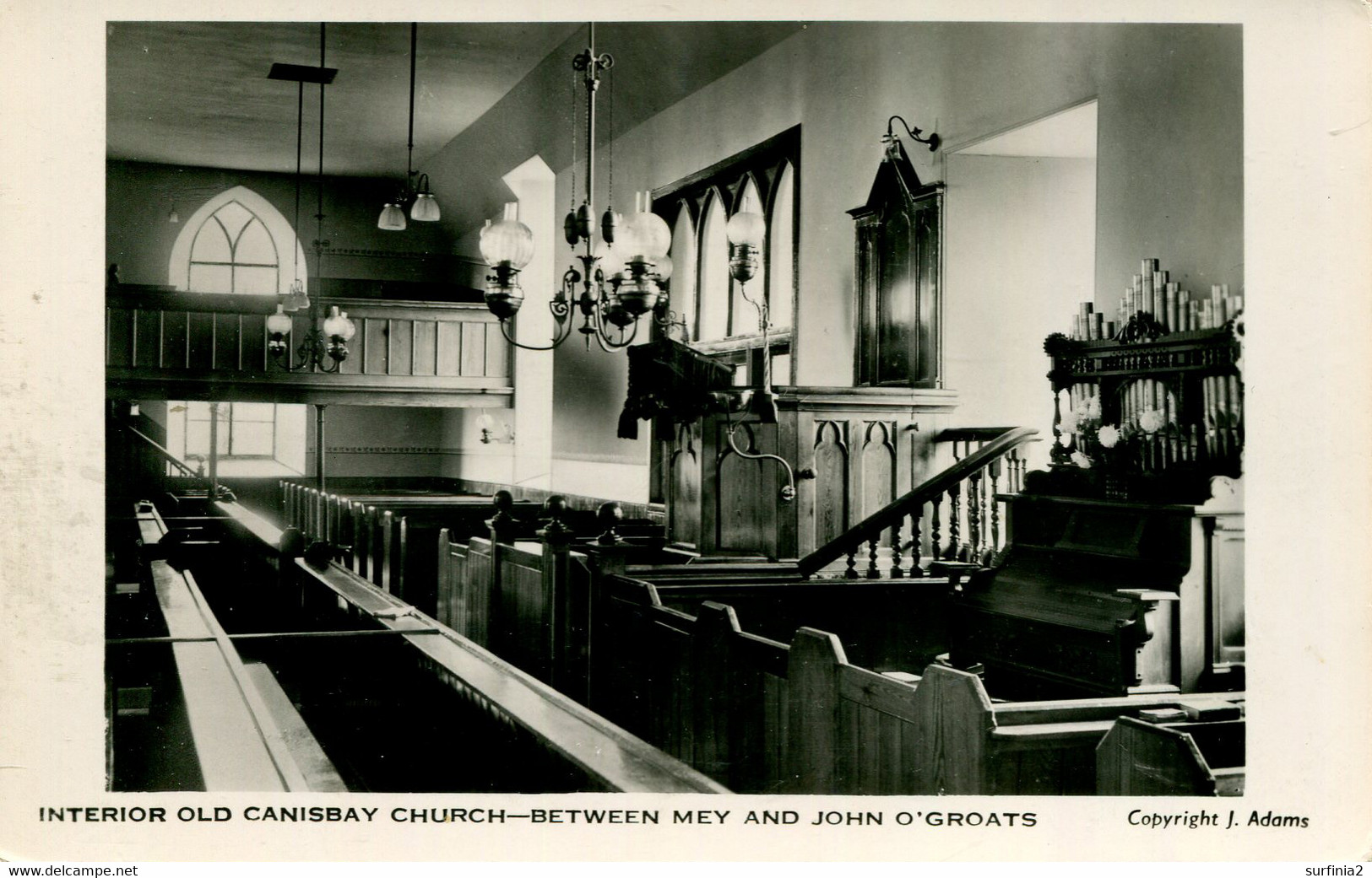 CAITHNESS - CANISBAY CHURCH INTERIOR RP Cai43 - Caithness