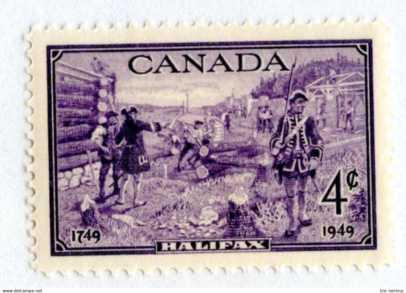 1699 Canada 1949 Scott 283 M* ( Cat.$0.25 Offers Welcome! ) - Roulettes