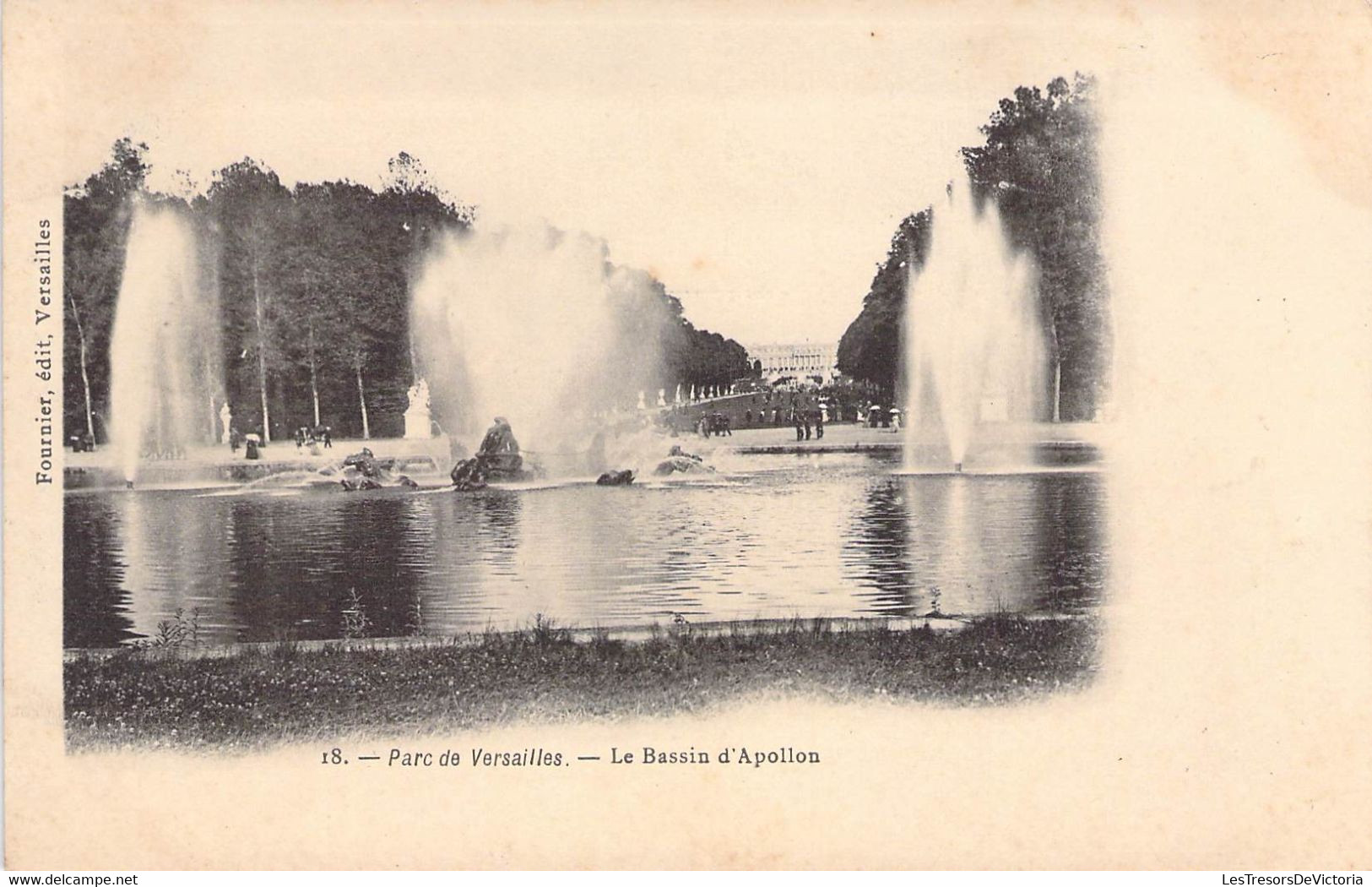 CPA France - Yvelines - Versailles - Parc De Versailles - Le Bassin D'Apollon - Fournier Edit. - Dos Non Divisé - Versailles (Castillo)