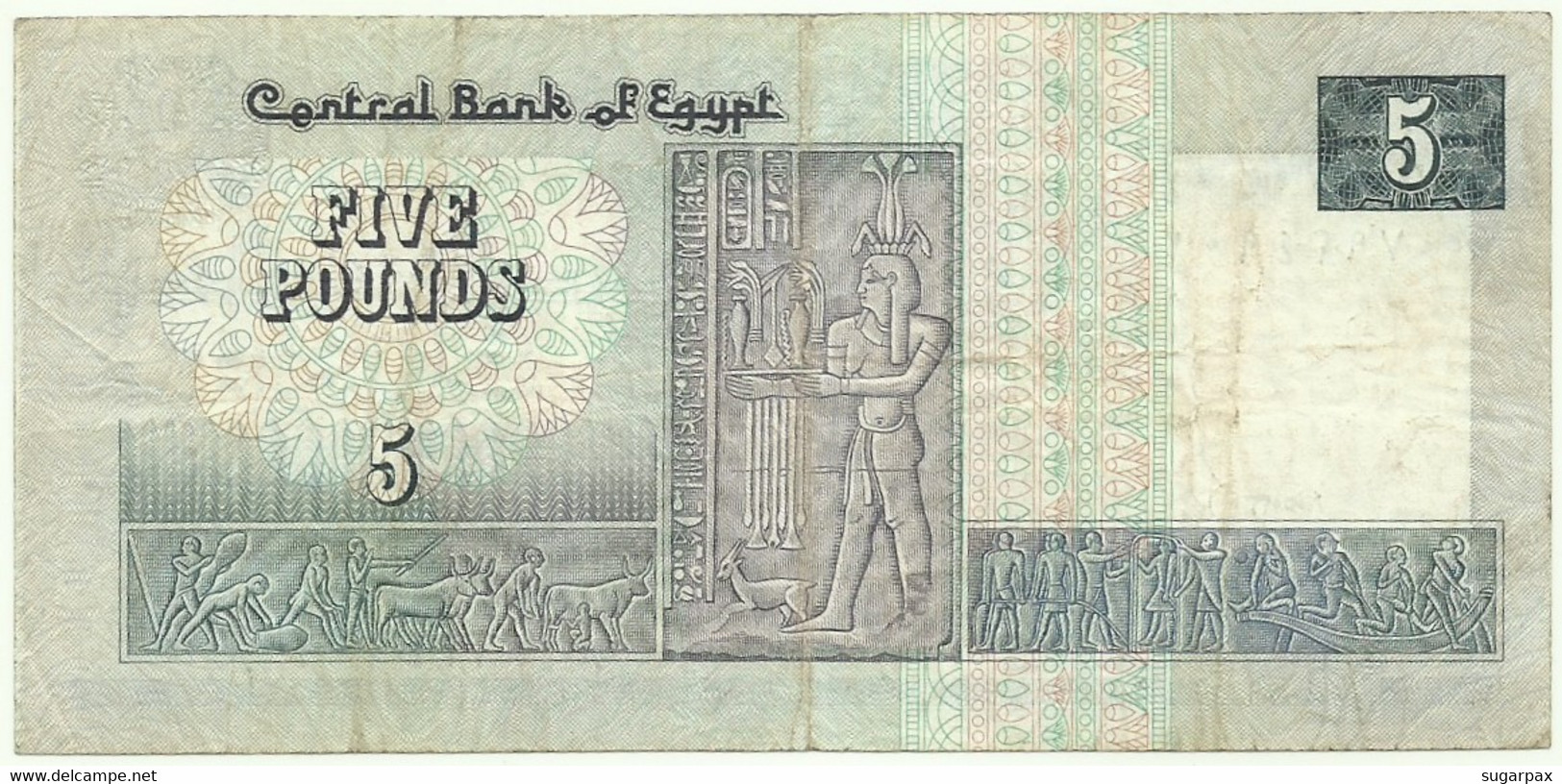 Egypt - 5 Pounds - 02.05.(19)83 - Pick 56.c - Sign 16 - Serie 5 - 1983 - Egitto