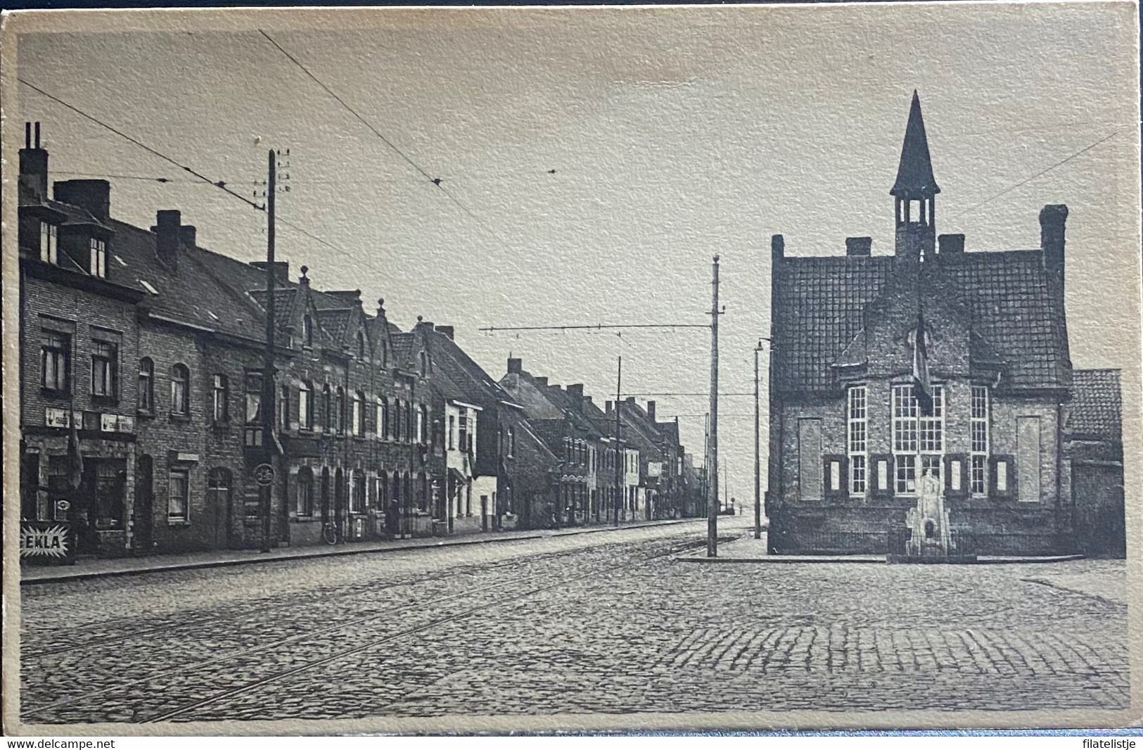 Lombardijse Nieupoortlaan En Gemeentehuis - Westende