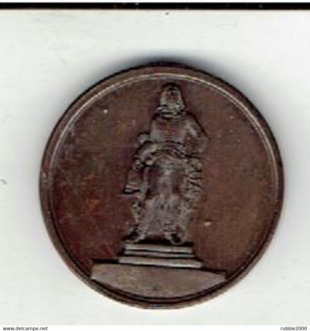 MEDAILLE 1851 GENERAL MARCEAU CHARTRES GUERRE VENDEE VICTOIRE DU MANS DE SAVENAY REVOLUTION EMPIRE LUISANT ALTENKIRCHEN - Before 1871