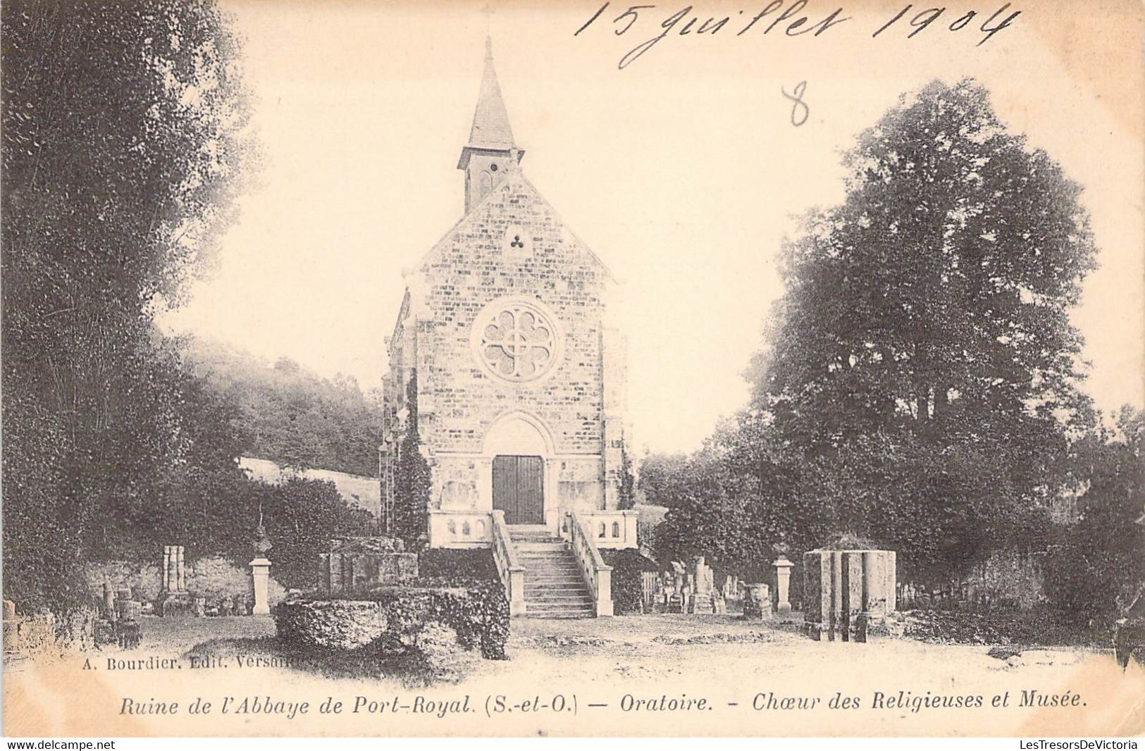 CPA France - Lot De Trois Carte - Eglises De France - Abbaye De Port Royal - Eglise De Dijon - Eglise Du Vaucluse - Altri & Non Classificati