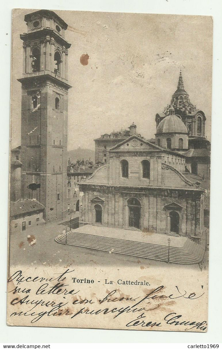 TORINO -LA CATTEDRALE -VIAGGIATA FP - Églises