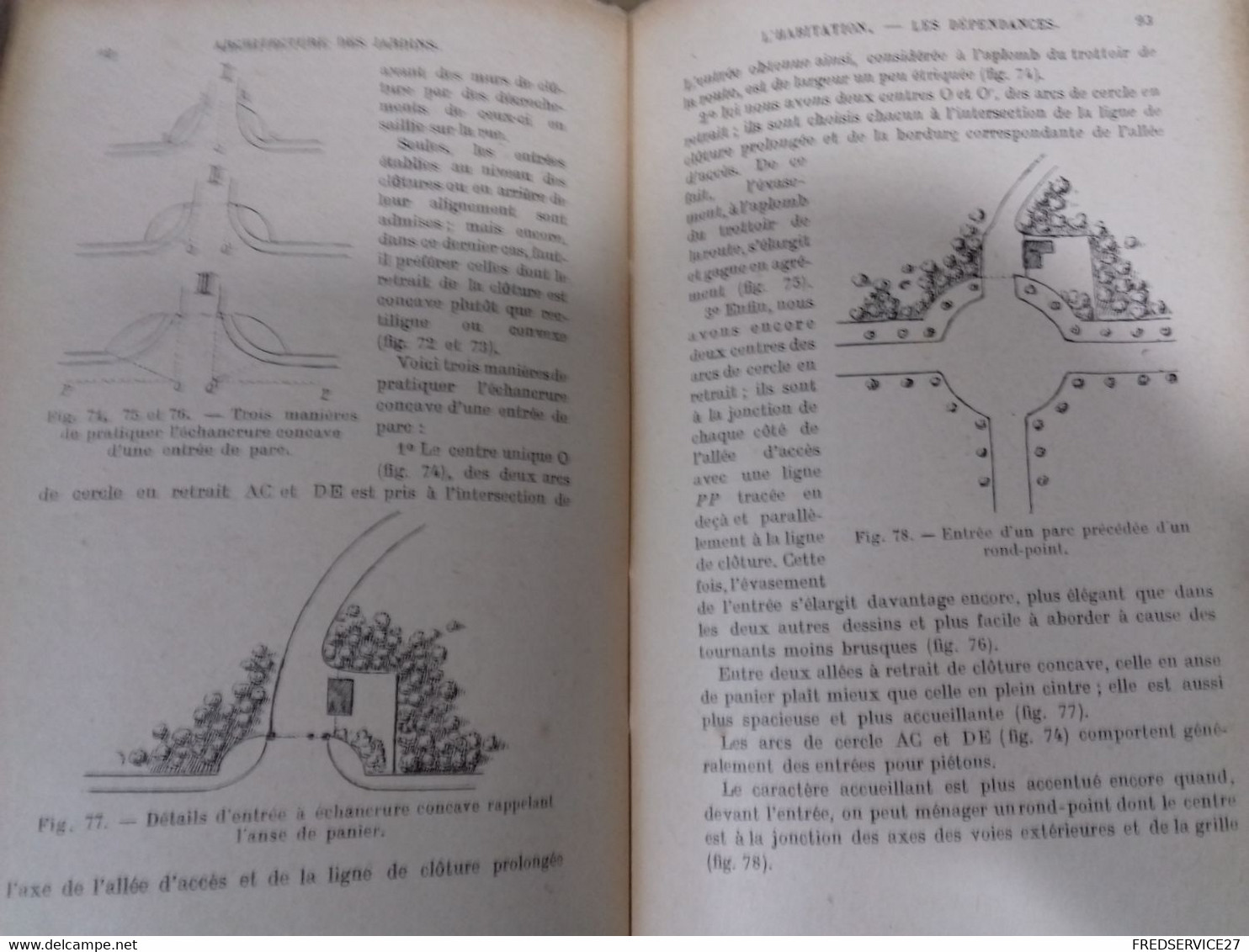 43  //   ENCYCLOPEDIE AGRICOLE   PARCS ET JARDINS  BELLAIR ET BELLAIR   1919