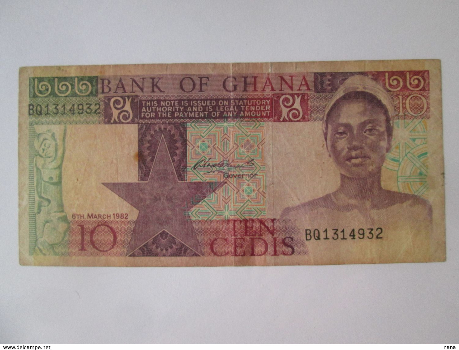 Ghana 10 Cedis 1982 Banknote - Ghana