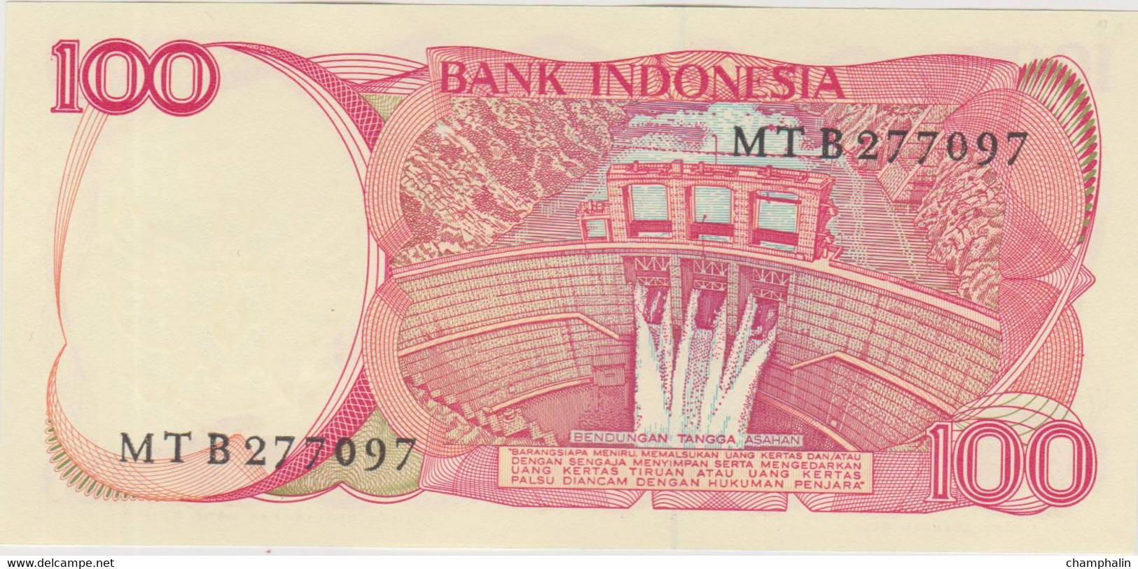Indonésie - Billet De 100 Rupiah - 1984 - P122 - Neuf - Indonésie