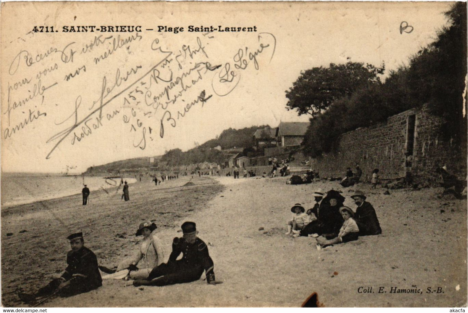 CPA St-BRIEUC - Plage St-LAURENT (381339) - Plérin / Saint-Laurent-de-la-Mer