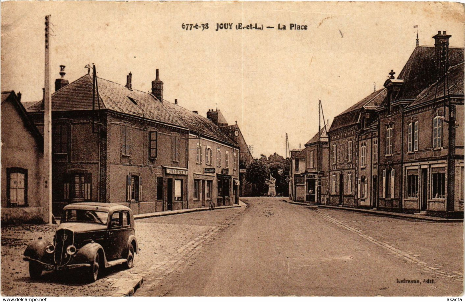 CPA JOUY - La Place (385222) - Jouy