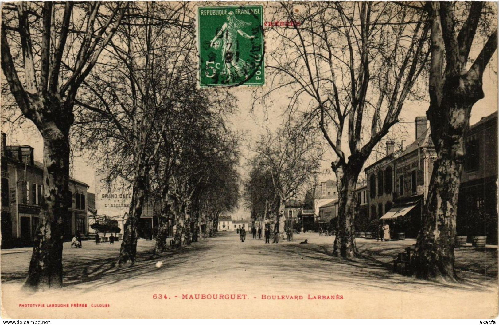 CPA MAUBOURGUET Boulevard Larbanes (375853) - Maubourguet