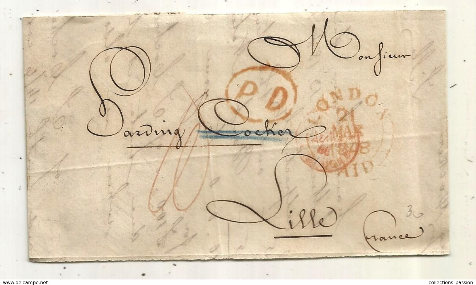 Lettre Partielle,GRANDE BRETAGNE, LONDON 1948, P.D - Postmark Collection