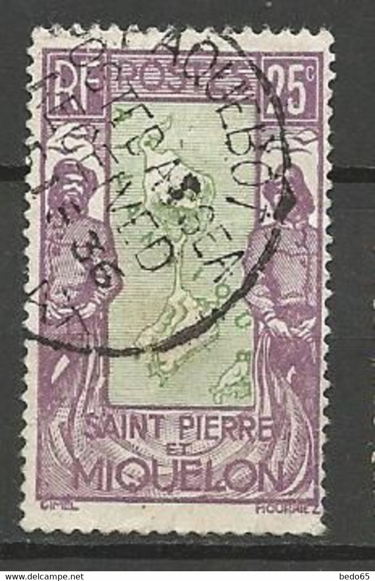ST PIERRE ET MIQUELON N° 143 CACHET PAQUEBOT / HALIFAX - Used Stamps