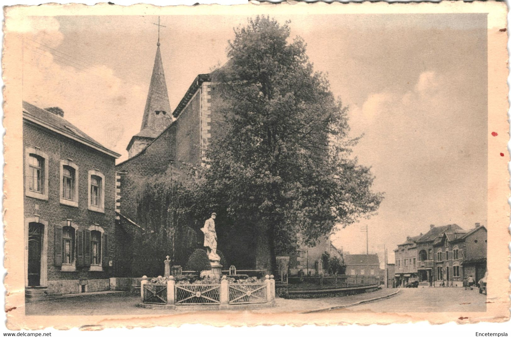 CPSM  Carte Postale Belgique Fouron Le Comte Place De L'église 1964   VM59179ok - Fourons - Voeren