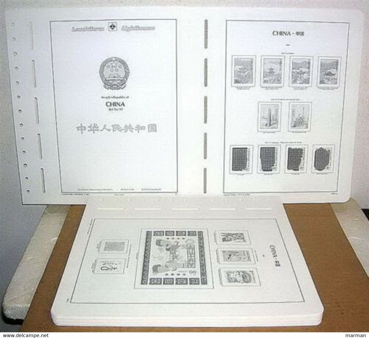 CINA China 2000/2004 Fogli Marca LEUCHTTURM (nuovi) - Sonstige & Ohne Zuordnung