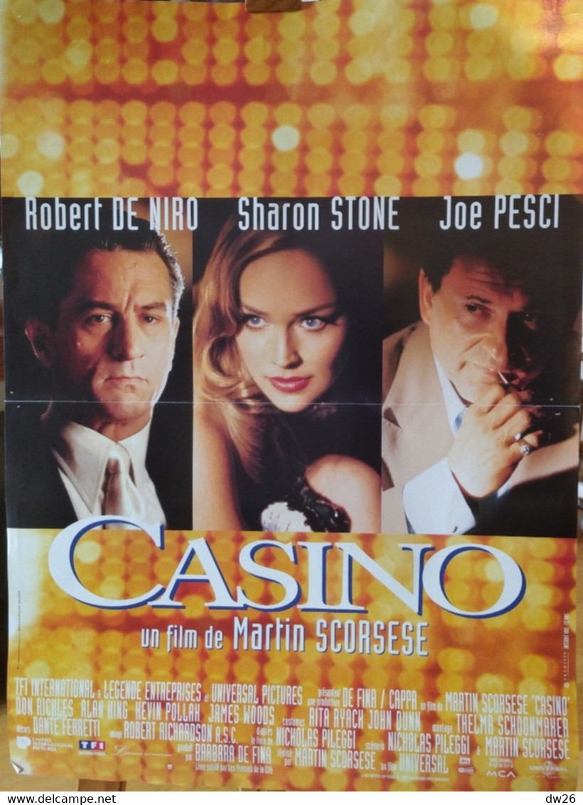 Affiche Du Film: Casino De Martin Scorsese, Avec Robert De Niro Et Sharon Stone - 1995 - Manifesti & Poster