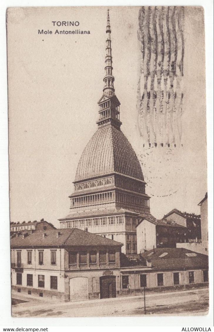 18599 " TORINO-MOLE ANTONELLIANA " -VERA FOTO-CART. POST. SPED.1923 - Mole Antonelliana