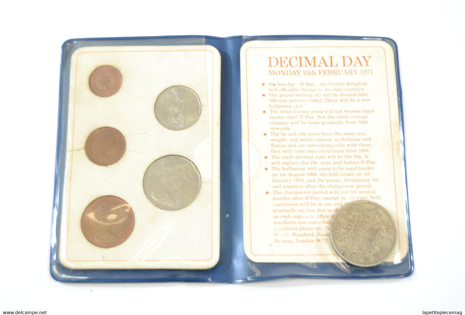 Blister Britain's First Decimal Coins 1971 Grande-Bretagne Angleterre Royaume-Uni - Sonstige & Ohne Zuordnung