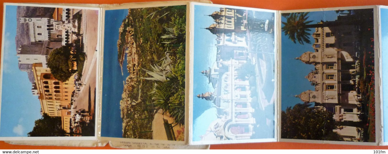 MONACO - MONTE CARLO - LIVRET AVEC 16 PETITS CPM - Collections & Lots