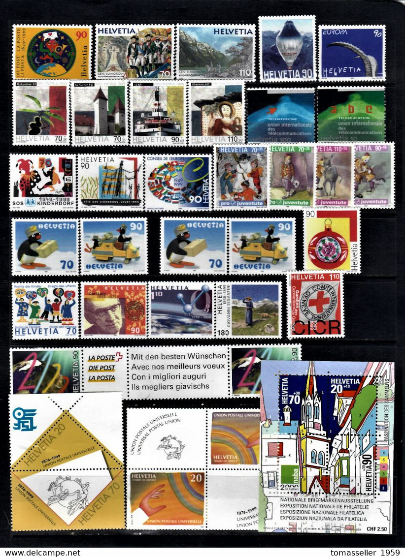 Switzerland- 14  Years-(1994-2007)   Sets- Almost 230 issues.MNH