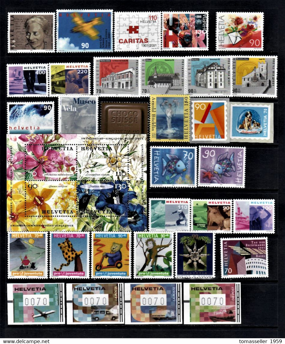 Switzerland- 14  Years-(1994-2007)   Sets- Almost 230 issues.MNH