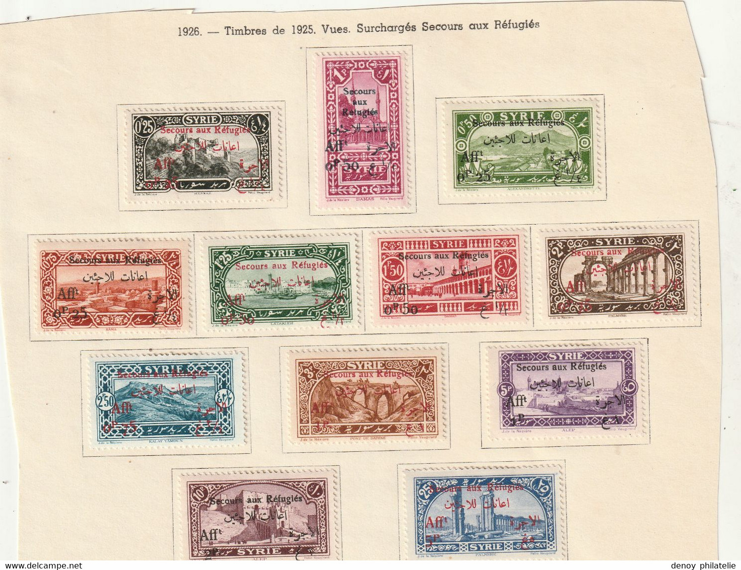 Syrie N° 192 A 198 Avec Charnière Légère* - Ungebraucht