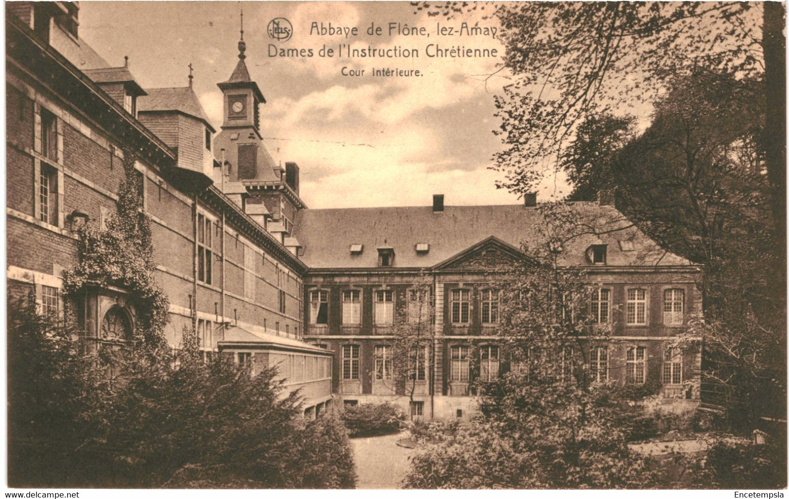 CPA Carte Postale Belgique Abbaye De Flône Lez Amay Dame De L'intruction Chrétienne Cour Intérieur  VM59206 - Amay