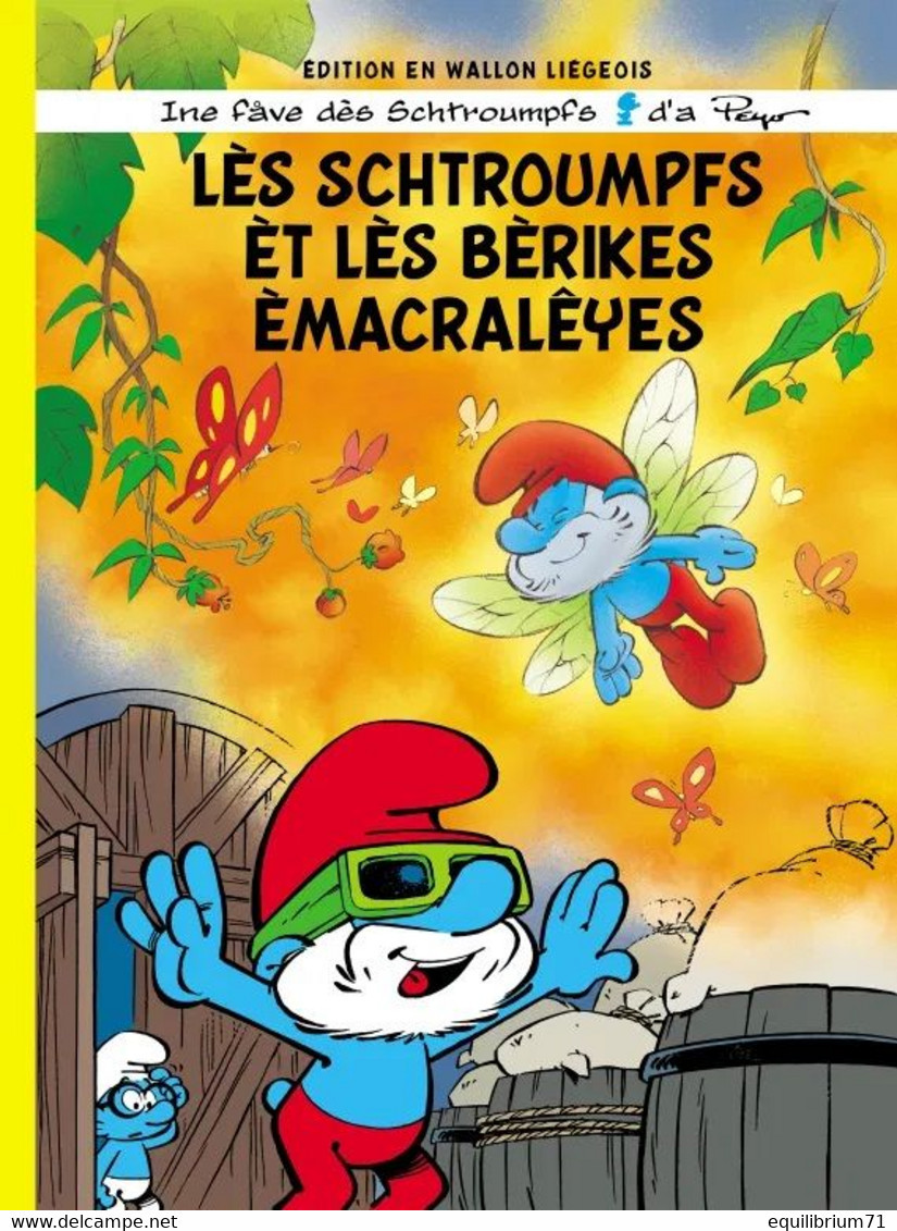 Les Schrtoumpfs/De Smurfen/Die Schlümpfe - Lès Schtroumpfs èt Lès Bèrikes èmacralêyes - En Wallon - Cómics & Mangas (otros Lenguas)