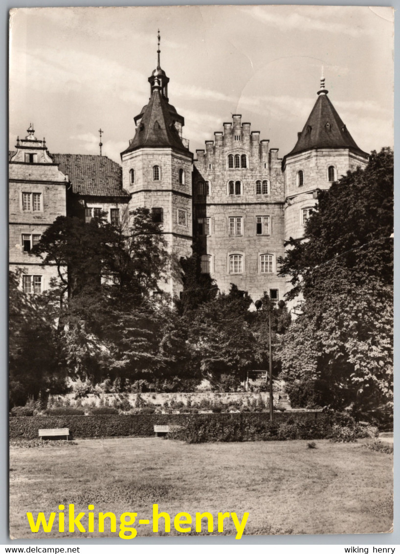 Schleusingen - S/w Schloß Bertholdsburg 1   Jetzt Thüringer Spielzeugmuseum - Schleusingen