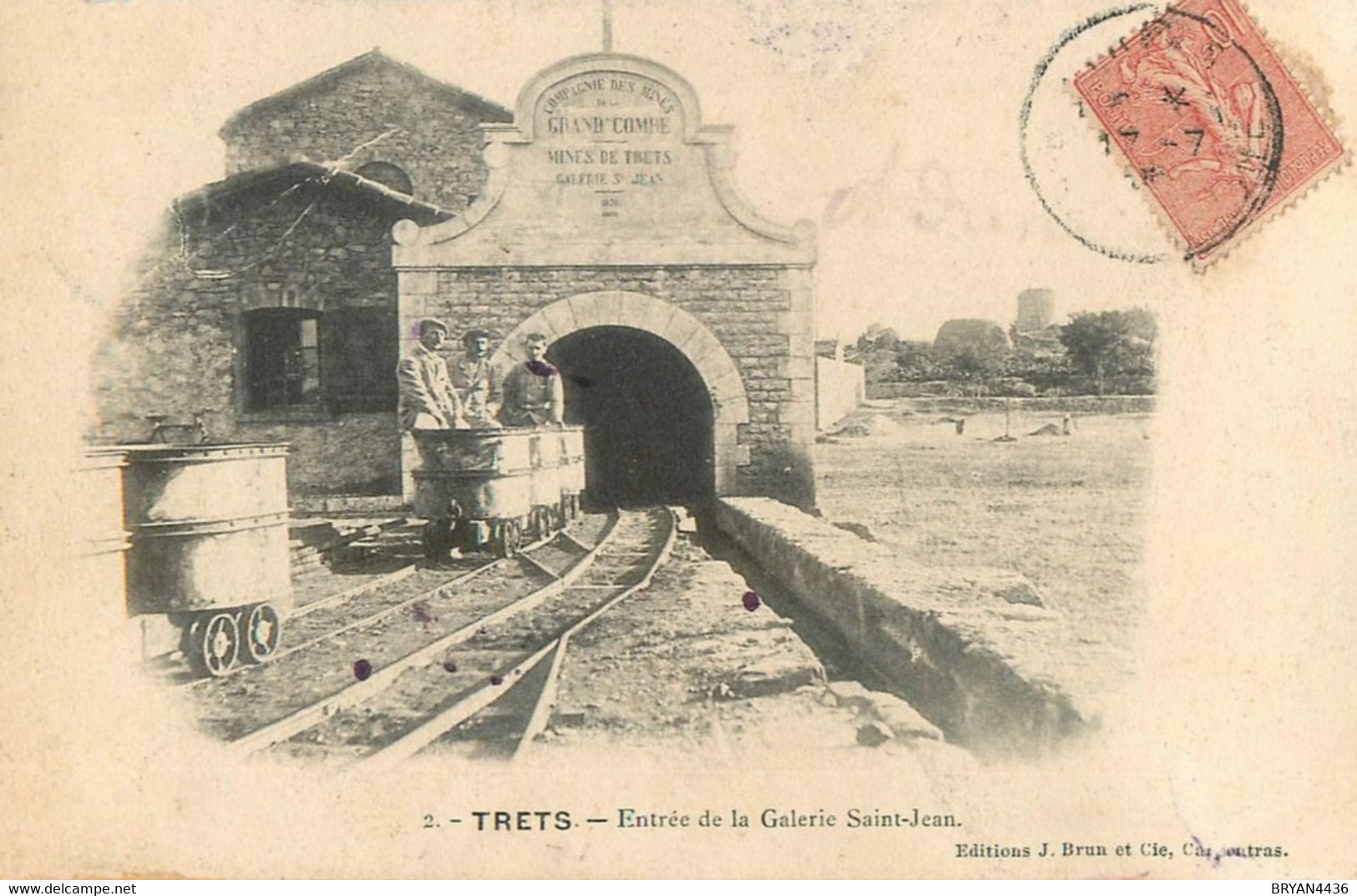 13 - TRETS - MINE De La GRANDE COMBES - MINES De TRETS - ENTREE De La GALERIE SAINT JEAN - Trets