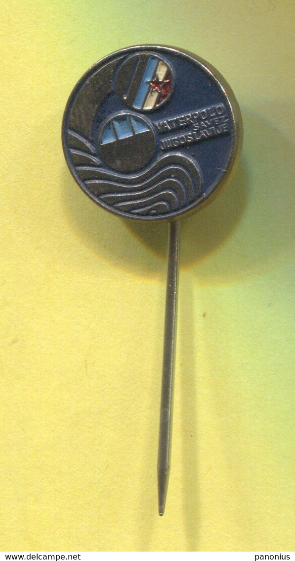 Water Polo Pallanuoto Polo Acuatico - Yugoslavia Association Federation, Vintage Pin Badge Abzeichen - Waterpolo