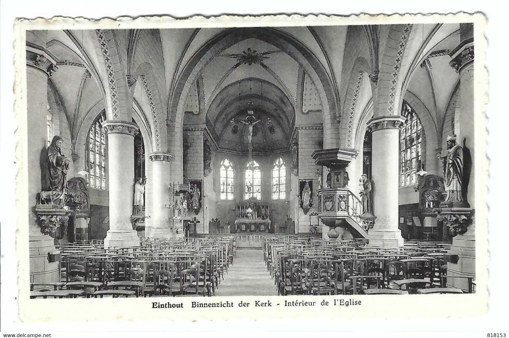 Eindhout  Binnenzicht Der Kerk - Laakdal