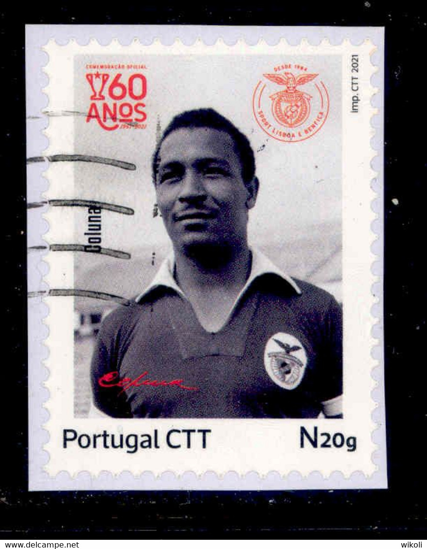 ! ! Portugal - 2020 Benfica Football Player - Af. ---- - Used - Oblitérés