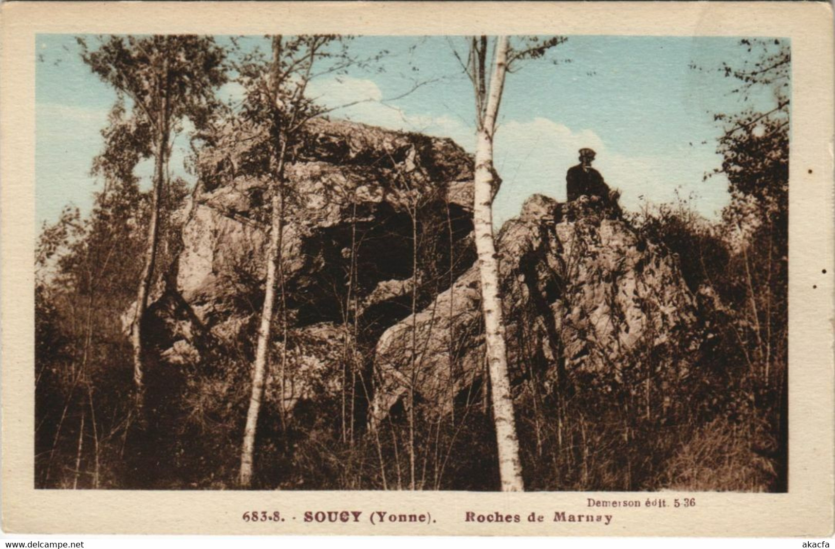 CPA SOUCY Roches De Marnay (1198670) - Soucy