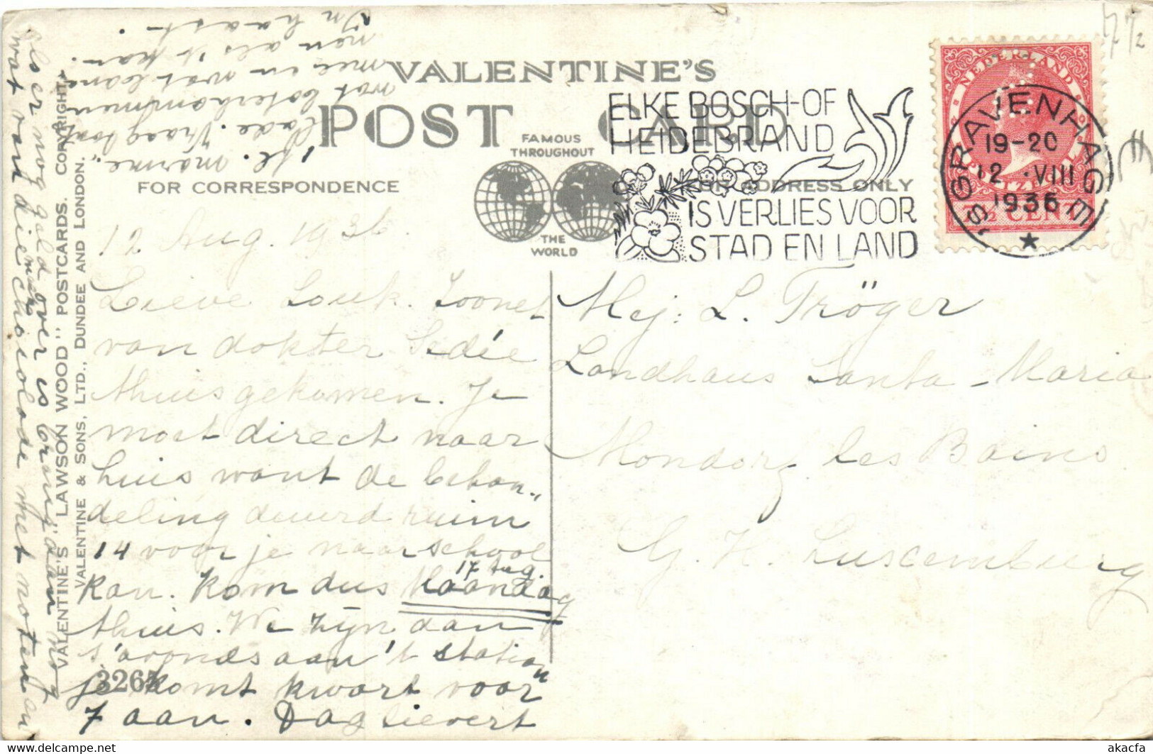 PC LAWSON WOOD, ARTIST SIGNED, A HOT NUMBER, Vintage Postcard (b35379) - Wood, Lawson