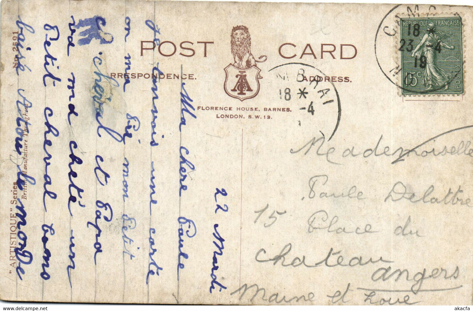 PC LAWSON WOOD, ARTIST SIGNED, SEEMS TO ME, Vintage Postcard (b35394) - Wood, Lawson