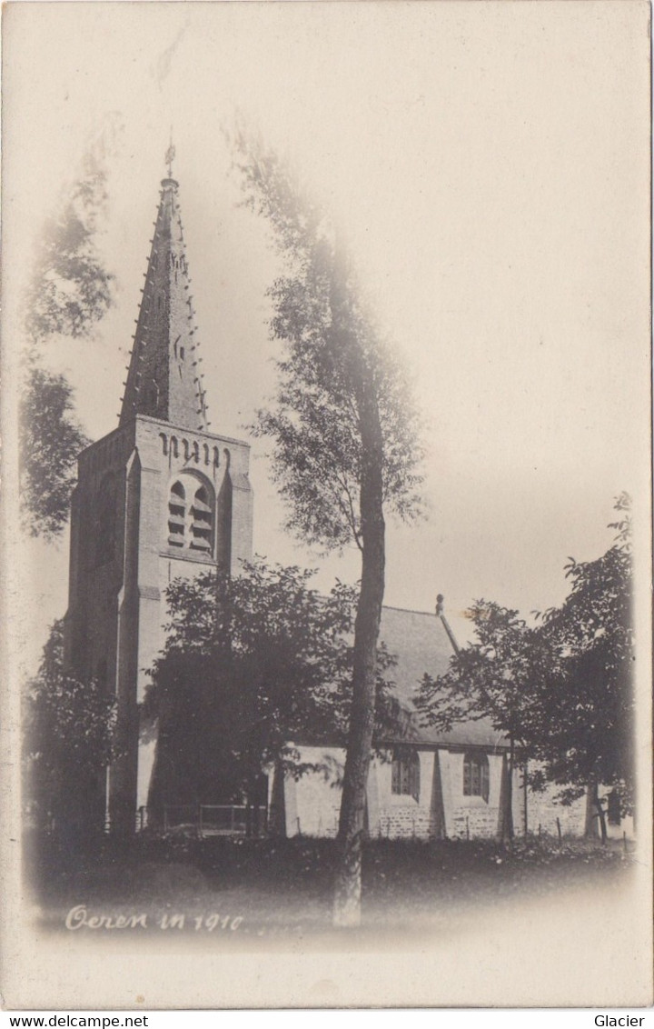 Oeren In 1910 - Kerk - Carte Photo - Alveringem