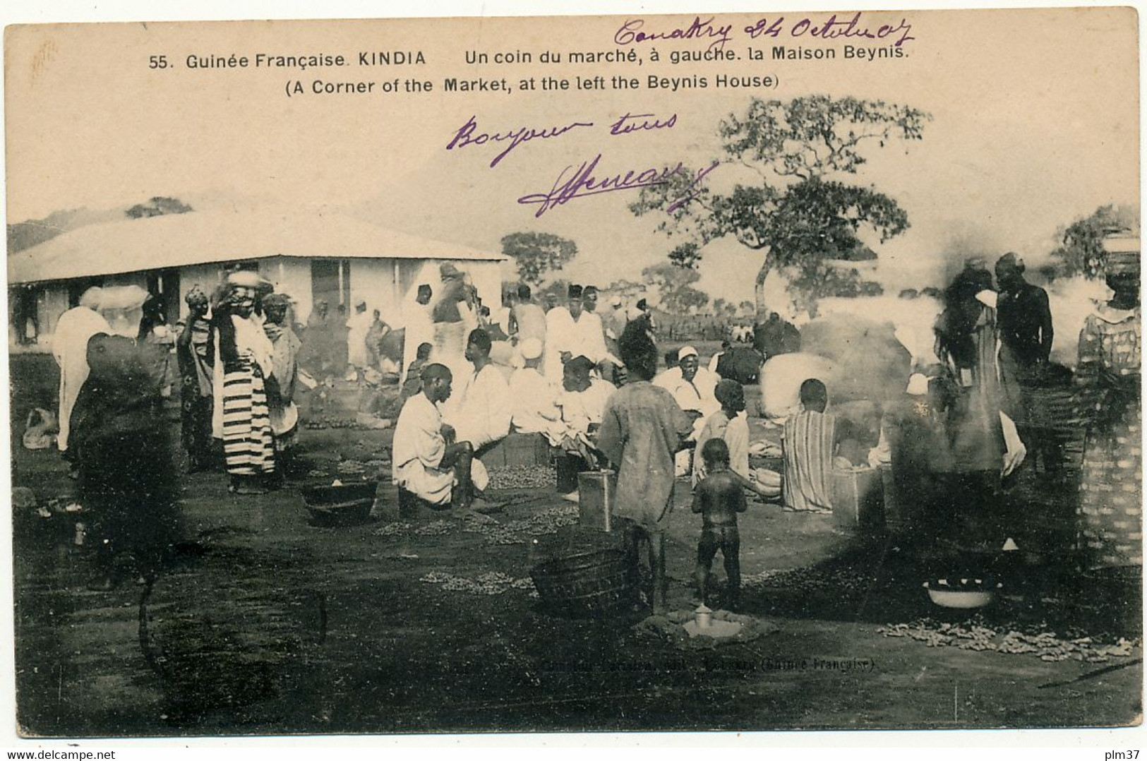 GUINEE, KINDIA - Un Coin Du Marché - Guinée