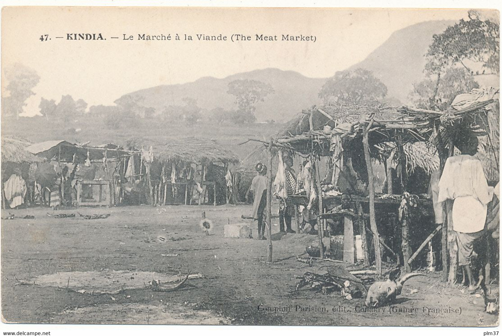 GUINEE, KINDIA - Le Marché à La Viande - Guinée