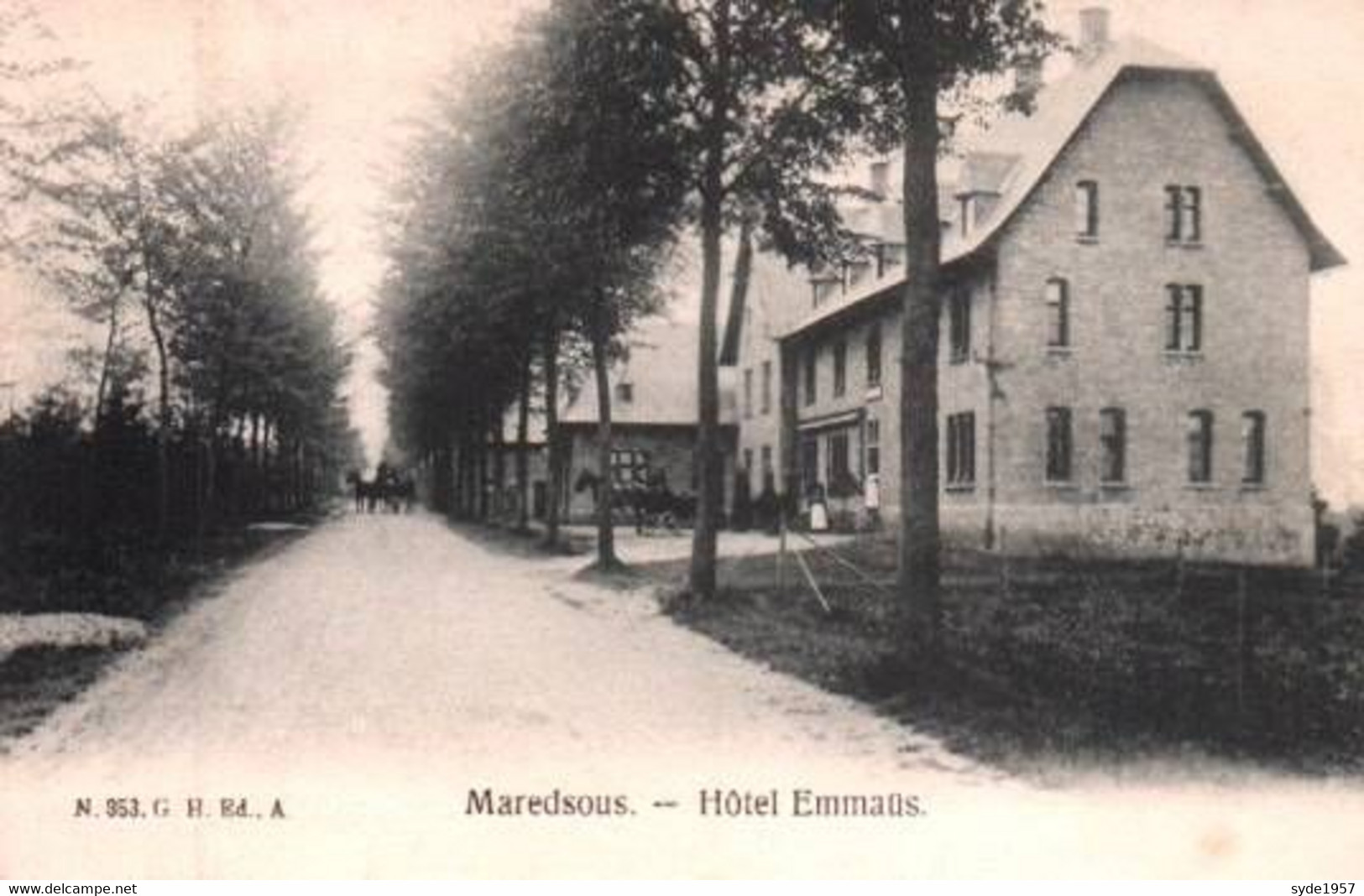 Maredsous - Hôtel Emaüs Début 1900'  - édition G.H. Anvers N° 353 - Anhée