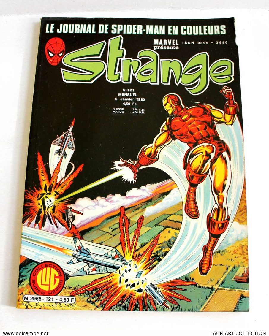 RARE! MARVEL JOURNAL SPIDER MAN STRANGE N°121 JANVIER 1980 EDITION ORIGINALE LUG / ANCIENNE BD DE COLLECTION  (3008.58) - Strange