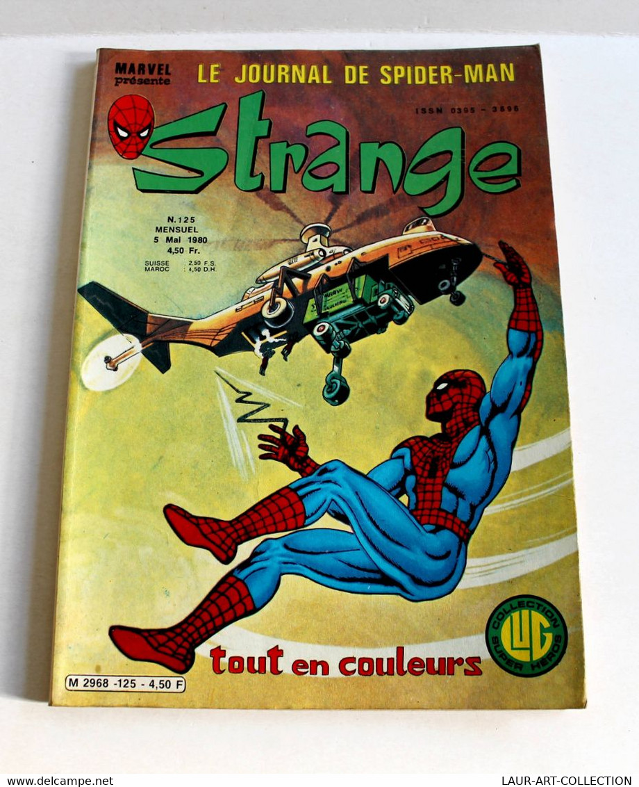 RARE! MARVEL JOURNAL SPIDER MAN - STRANGE N°125 5 MAI 1980 EDITION ORIGINALE LUG / ANCIENNE BD DE COLLECTION  (3008.63) - Strange